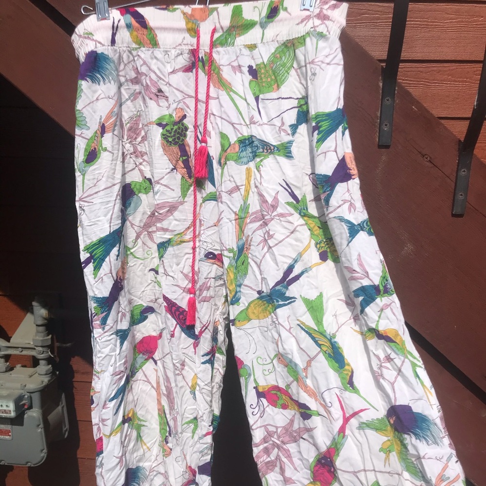 Flowy wide legged Anthropology PJ pants!!